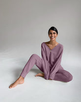 Traje de suéter y pantalón Rylie